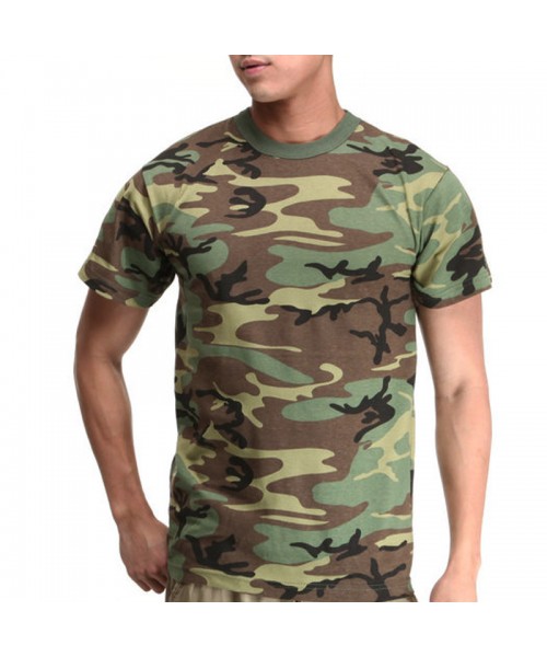 Army Camouflage SnS 100% Soft Cotton 160 gsm T-Shirt - Stars & Stripes